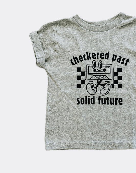 Checkered Past Solid Future Tee or Onesie